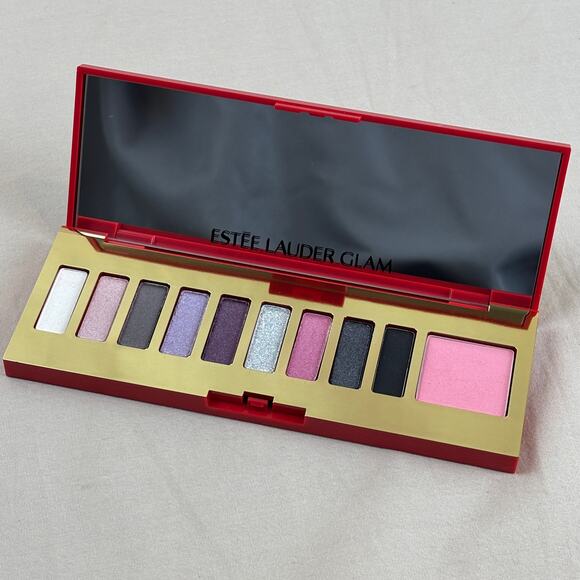 Estee Lauder Glam Pure Color Envy Sculpting Eye Shadow & Pink Tease Cheek Blush - Picture 1 of 12